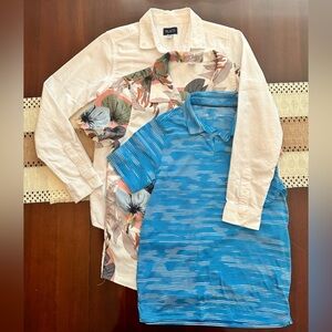 Boys shirts set. Preloved in great condition. Size L (14-16)